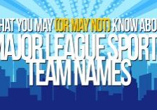 Fun-What You May (Or May Not) Know About Major League Sports Team Names